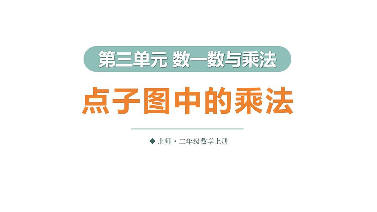 3.3 点子图中的乘法(课件)2025-2026学年北师大二年级数学上册第1页