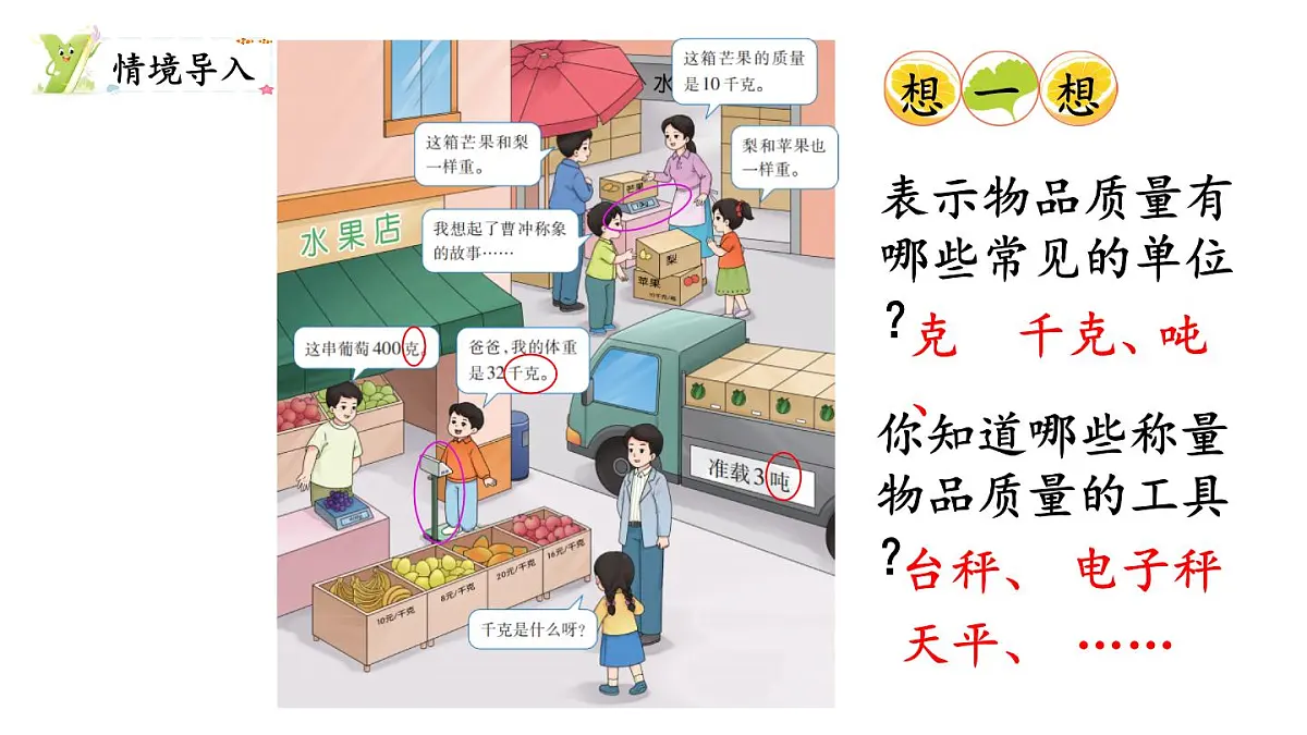 第1课时 认识质量单位第2页