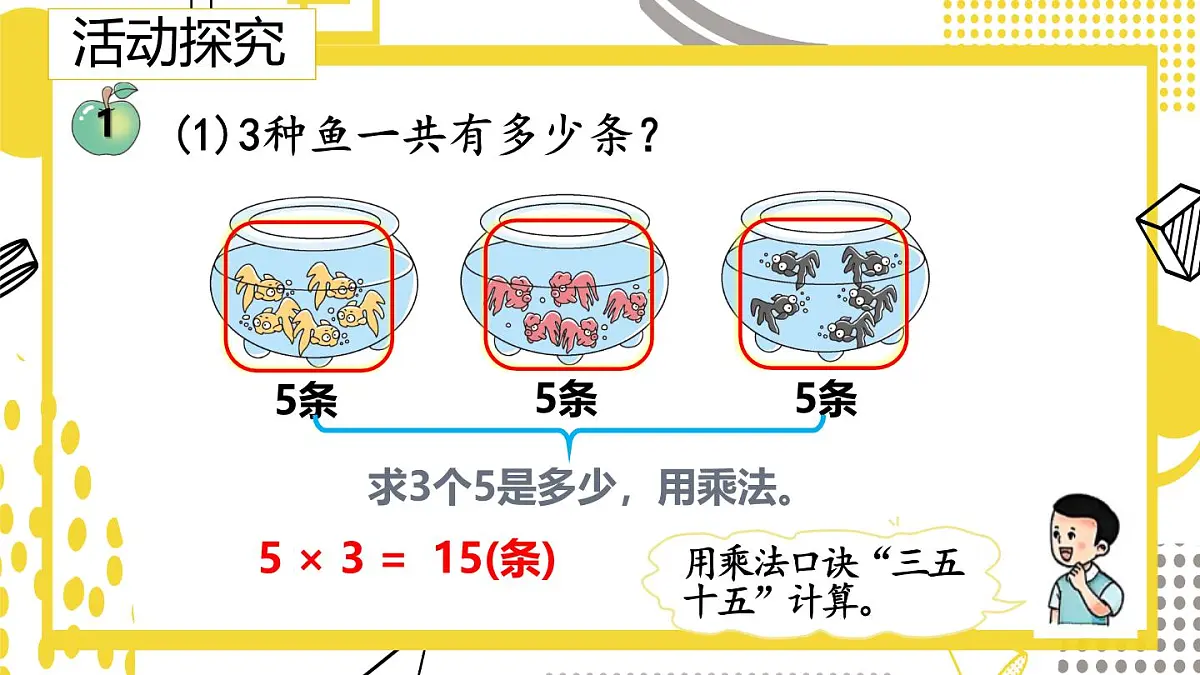 5.1.1 用口诀计算乘法和除法 (课件)数学冀教版二年级上册(2025)第4页