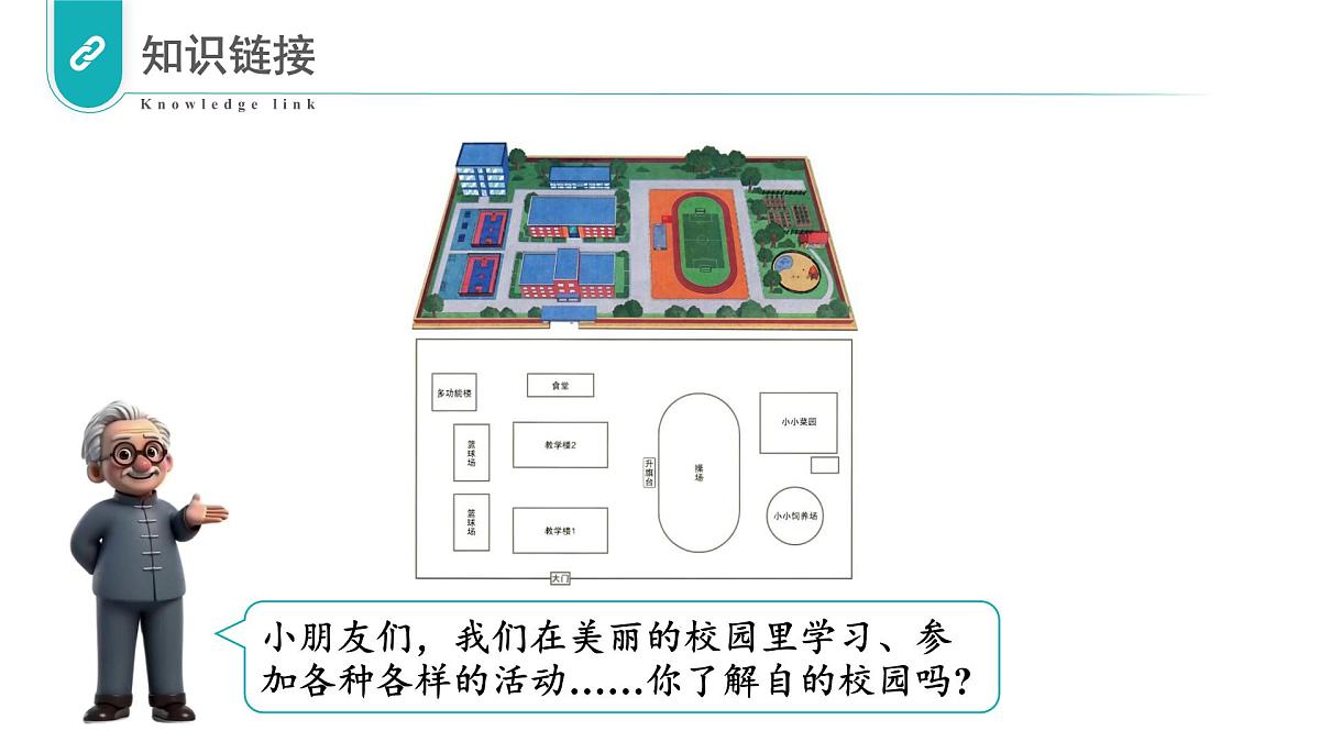 北师大版数学三年级上册 综合实践 记录我们的校园 同步课件第7页