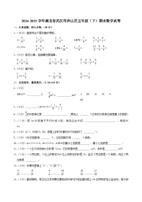 2024-2025学年湖北省武汉市洪山区五年级（下）期末数学试卷