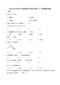 2024-2025学年辽宁省沈阳市大东区五年级(下)期末数学试卷