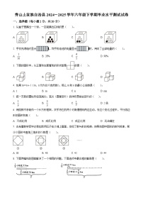 精品解析:2024-2025学年重庆市秀山土家族苗族自治县人教版六年级下册期末测试数学试卷(原卷版+解析版)