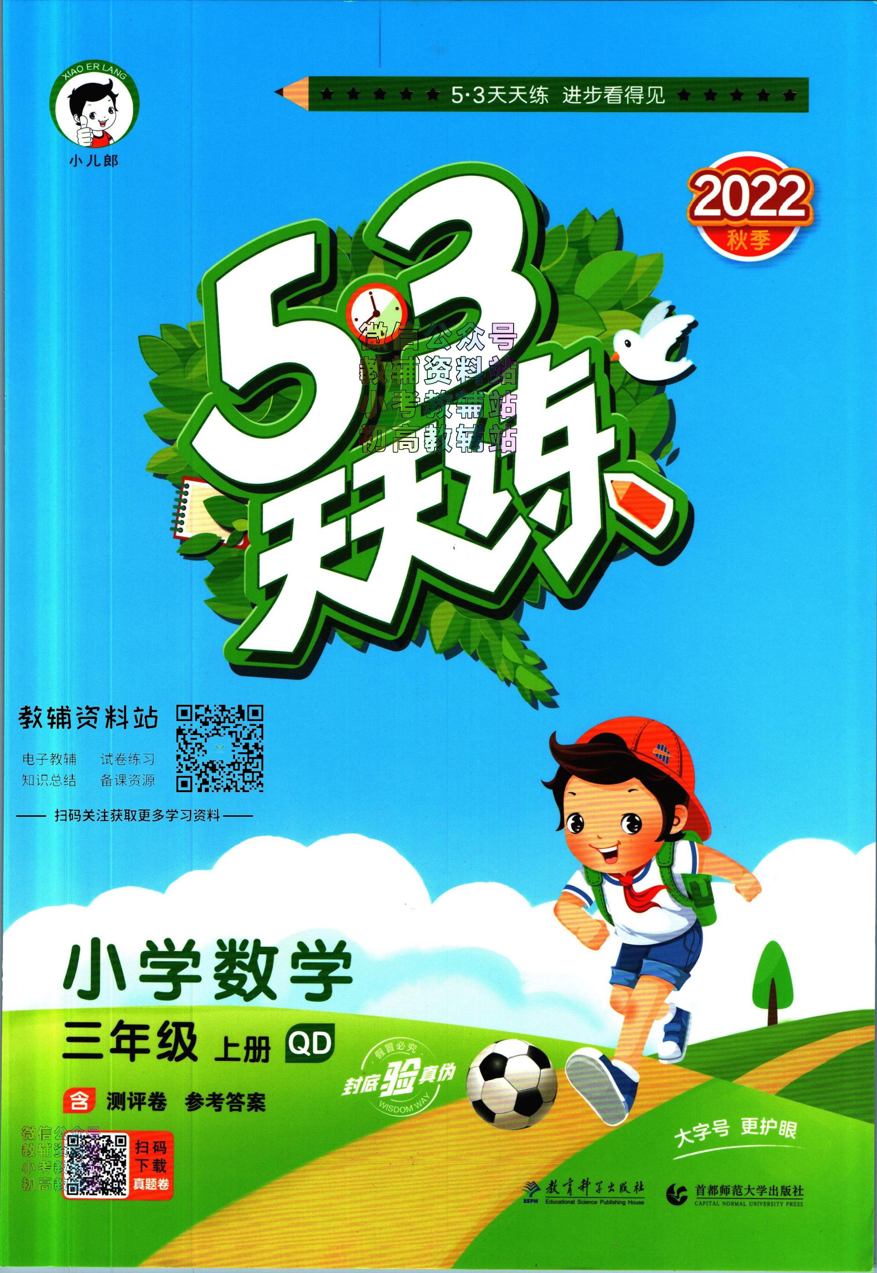 53天天练三年级上册数学青岛版六三制