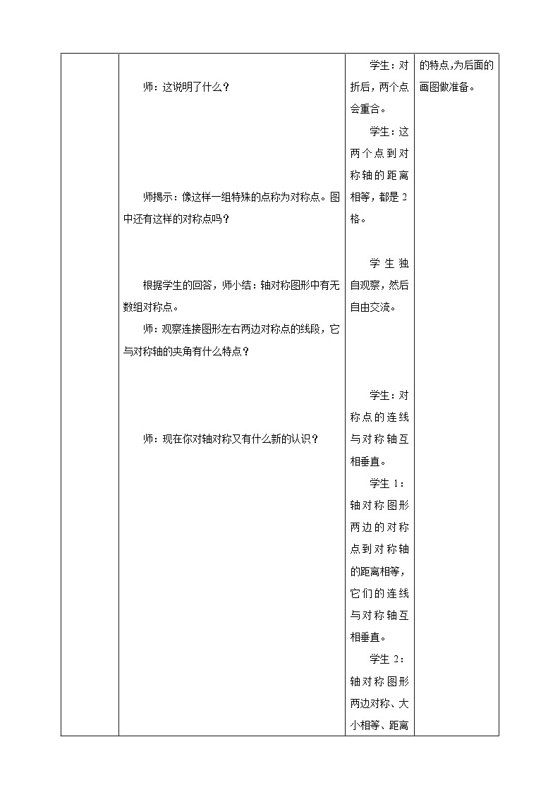 《2.6 画出轴对称图形的另一半》教学设计 -2025-2026学年五年级数学上册 西师大版第3页