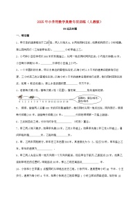 【小升初】09追及问题2025年数学专项训练（人教版）附答案
