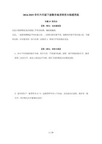 【小升初】专题29 找次品2024-2025年六年级下册数学经典题型专项练习（含解析）