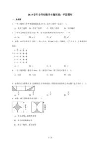 2025年（小升初）六年级下册数学专项练习：平面图形（含解析）