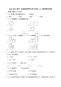 2024-2025学年广东省深圳市坪山区六年级（上）期中数学试卷