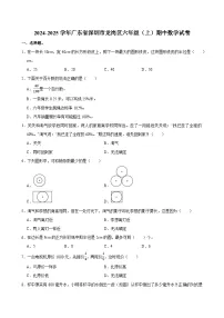 2024-2025学年广东省深圳市龙岗区六年级（上）期中数学试卷