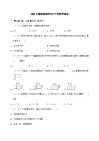 [小升初]2025年湖南省郴州市六年级下册数学试题[附答案]