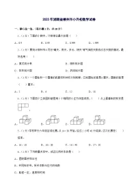 [小升初]2025年湖南省郴州市六年级下册数学试题[附答案]