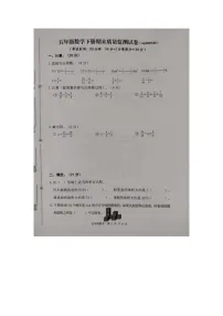 福建省龙岩市武平县2024-2025学年第二学期五年级数学期末试卷(人教版,含答案)