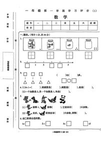 河南省信阳市平桥区2025-2026学年一年级上学期学习评价（1）数学试题（月考）