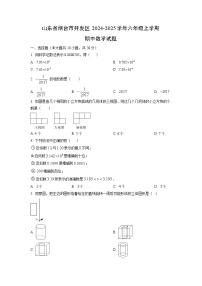 山东省烟台市开发区2024-2025学年六年级上学期期中数学试卷（学生版）