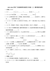 2023-2024学年广东省深圳市龙岗区六年级（上）期中数学试卷