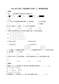 2024-2025学年广东省深圳市六年级（上）期中数学试卷