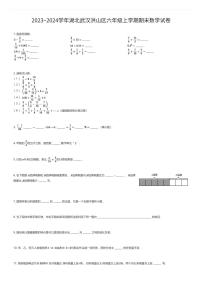 2023~2024学年湖北武汉洪山区六年级上学期期末数学试卷（有答案解析）