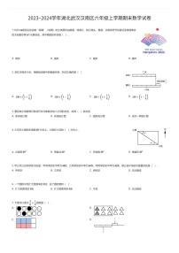 2023~2024学年湖北武汉汉南区六年级上学期期末数学试卷（有答案解析）