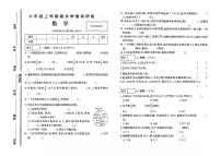 河南省驻马店市遂平县2024-2025学年六年级上学期末测试数学试卷