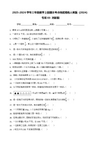（期末考点培优）专项03 判断题-2025-2026学年三年级数学上册期末考点培优精练人教版（2024）（含答案解析）