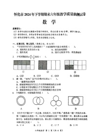湖南省怀化市2024-2025学年六年级上学期期末考试数学试题