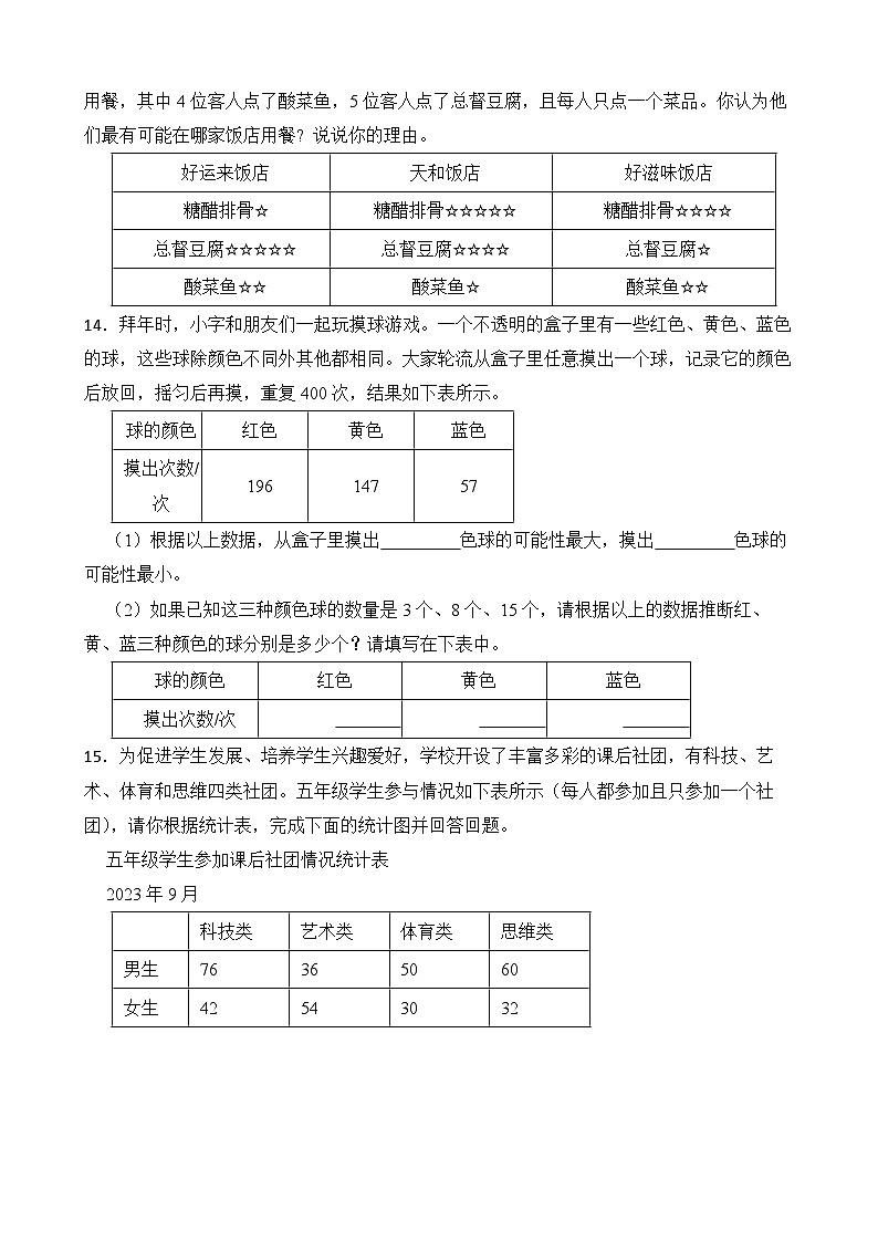 (期末考点)2025-2026学年五年级数学上册期末考点培优精练青岛版(五四制)专项04 应用题(含答案解析)第3页