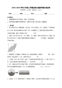 2025-2026学年六年级上学期北师大版数学期末测试卷(含答案解析)