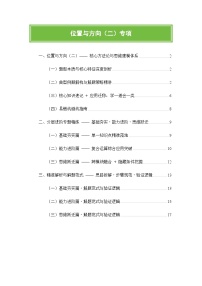 人教版六年级上册数学期末位置与方向专项复习(核心知识点速记+典型例题解构+分层训练)含答案