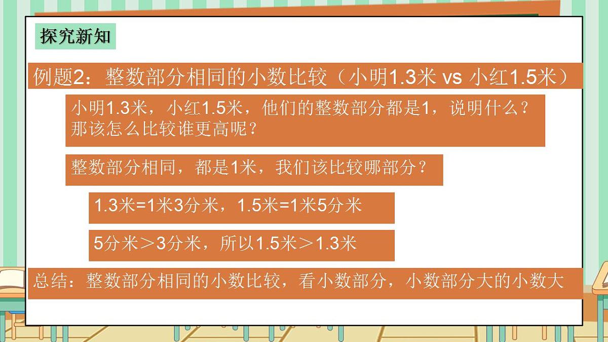 2026年春西师版小学三年级下册数学第三单元(小数的初步认识)3.4《初步认识小数-生活中的小数-比高矮》课件第8页