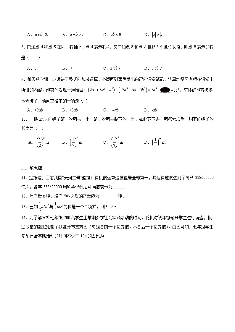 山东省东营市(五四学制)2024-2025学年六年级上学期期末考试 数学试卷(含解析)第2页