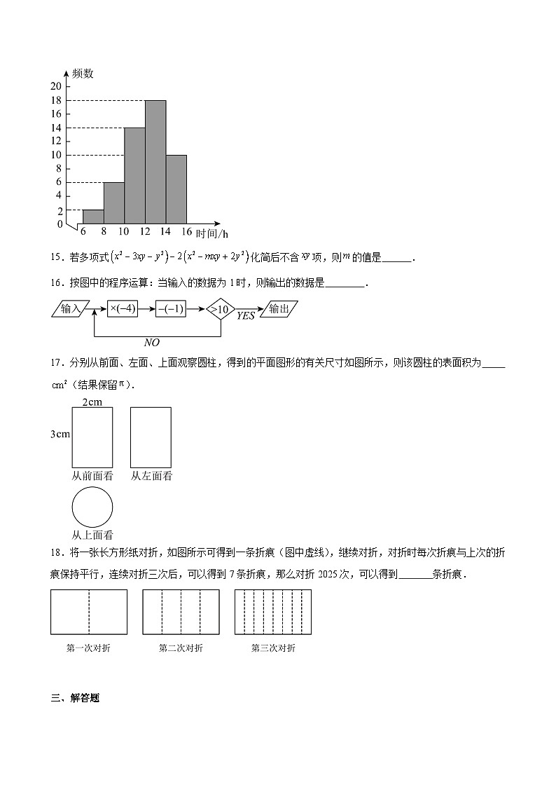 山东省东营市(五四学制)2024-2025学年六年级上学期期末考试 数学试卷(含解析)第3页