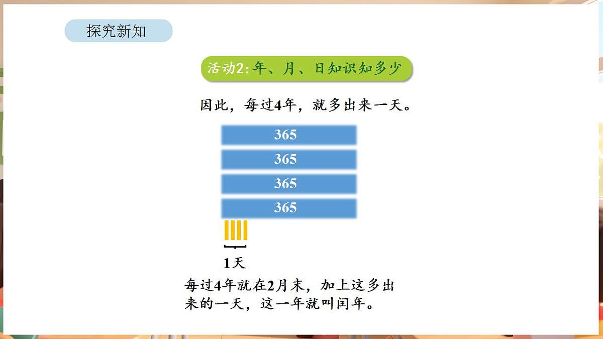 活动二 年、月、日知识知多少第7页
