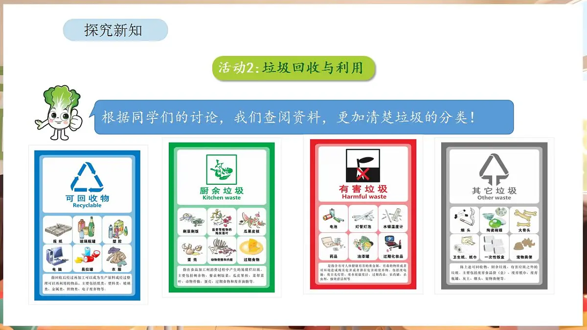 综合与实践 垃圾分类中的数学问题 第2课时 垃圾回收与利用第6页