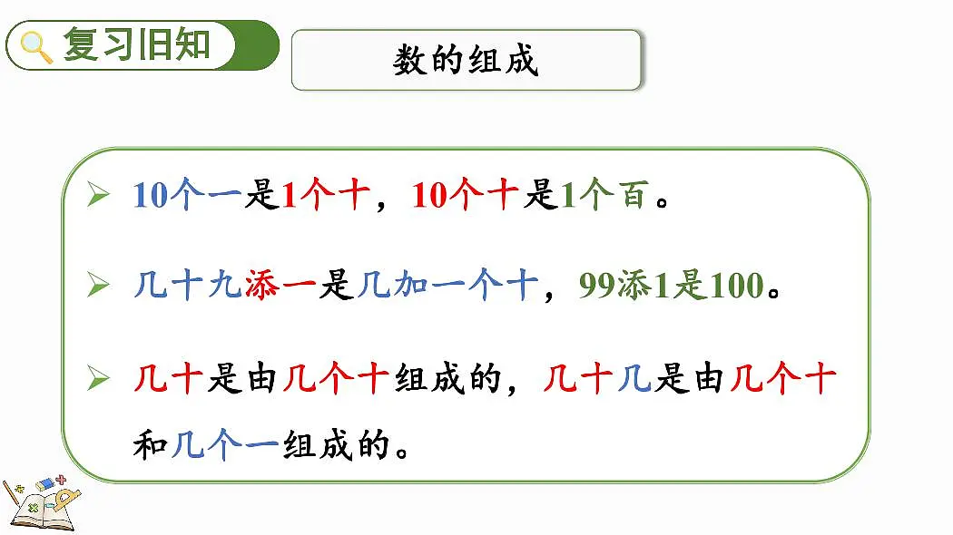 人教版(2024)数学一年级下册第三单元《100以内数的认识》第12课时《练一练》教案第2页