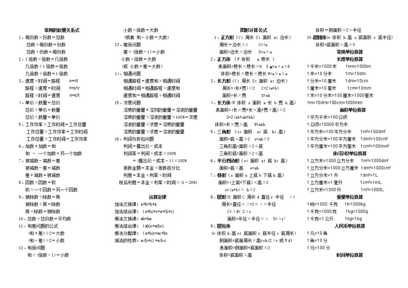 苏教版小学数学六年级下册小升初毕业模拟卷 (4)01