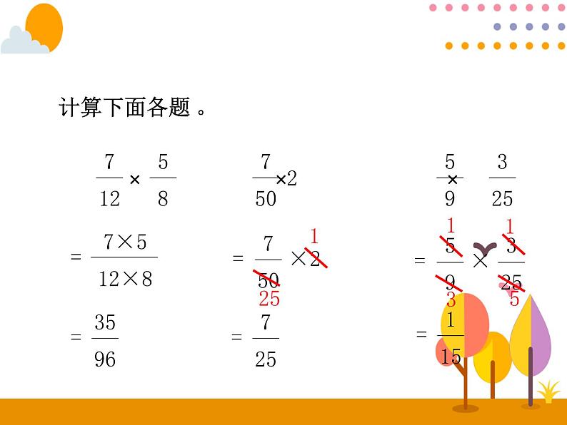 1.5《分数乘小数》PPT课件第2页