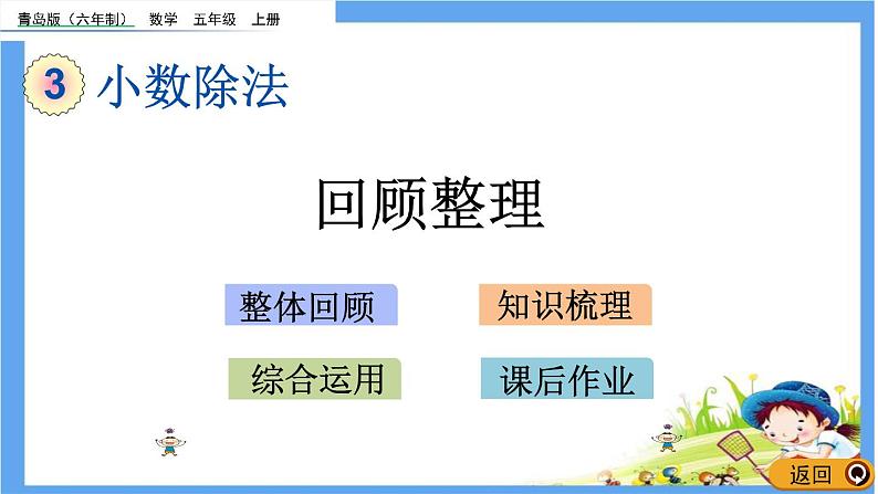 3 《小数除法---回顾整理》 课件第1页