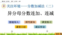 2.4 《異分母分數(shù)連加、連減》 課件