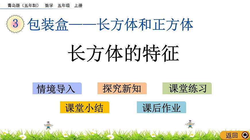 3.1 《長方體的特征》 課件第1頁
