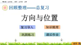 總復習《方向與位置》 課件