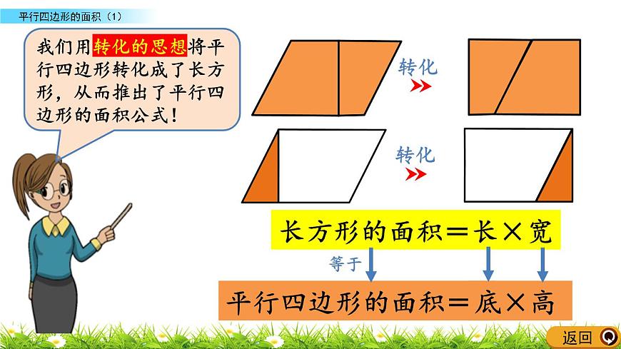 4.3 《平行四邊形的面積（1）》 課件第6頁