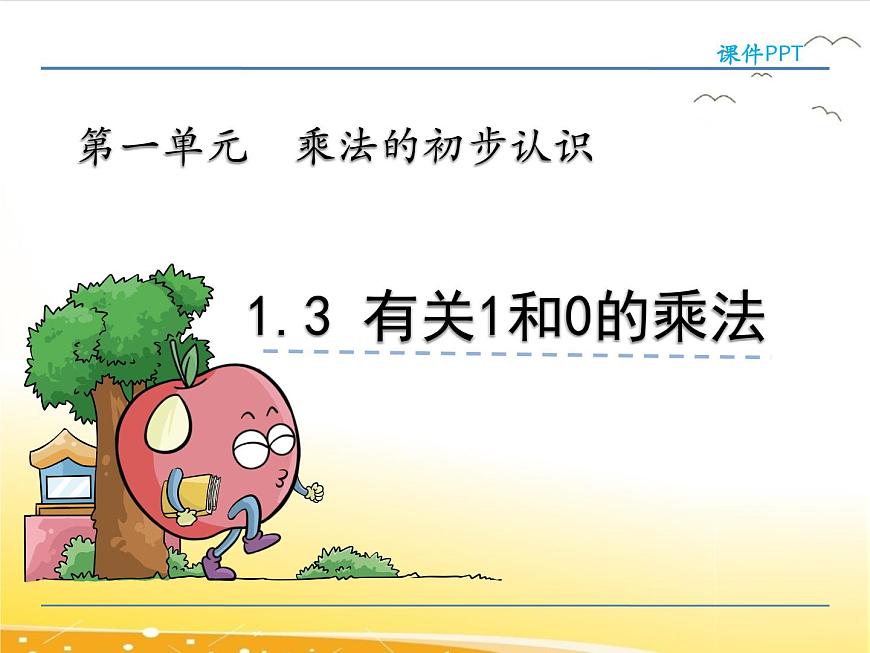 1.3、《有關(guān)1和0的乘法》課件第2頁