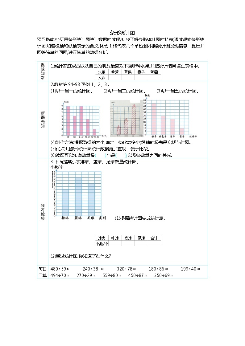 7 条形统计图  学案01