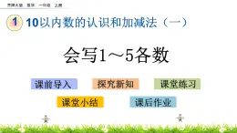 1.2 《会写1～5各数》课件