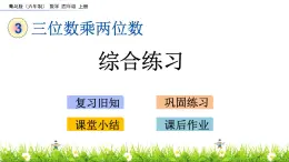 3.6 三位數(shù)乘兩位數(shù) 綜合練習(xí) PPT課件