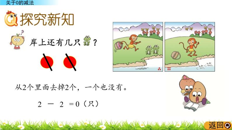 青岛数学一上：3.3《 关于0的减法》课件04