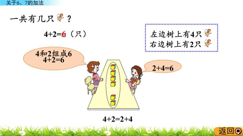 青岛数学一上：3.4《 关于6、7的加法》课件04