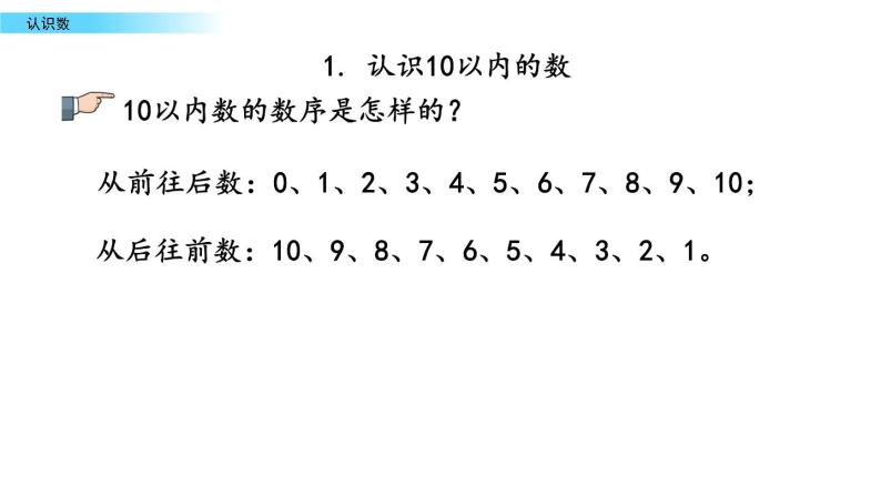 北京版数学一年级上册第十单元第1课时 《认识数》课件07