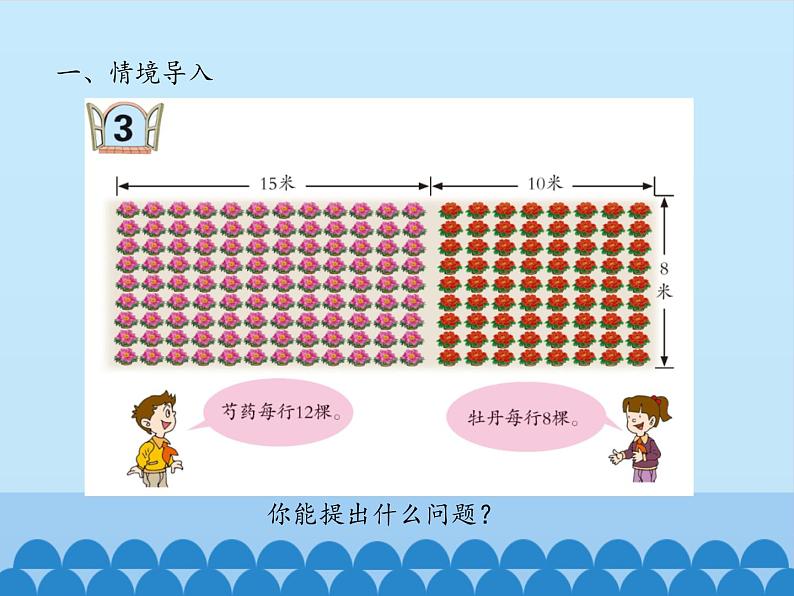 四年级上册数学课件 三、快乐农场——运算律 (乘法分配律) 青岛版(五四学制)第2页